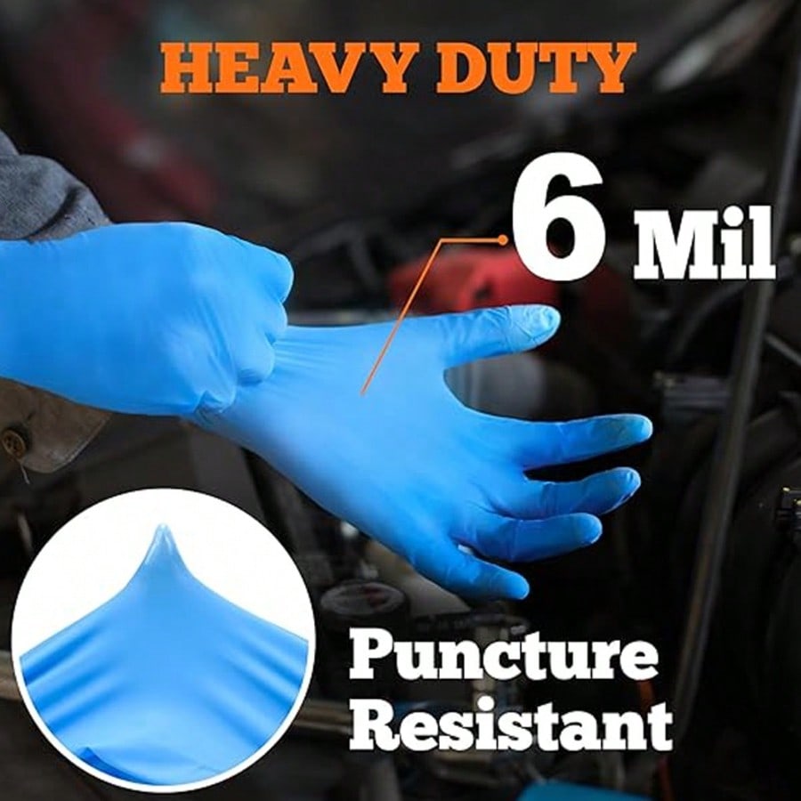 100pcs Heavy Duty Nitrile Disp - đánh giá và giá Rubber Glove Cleaning